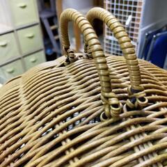 猫ちぐら 猫ドーム フェイクラタン ワイヤー製の画像