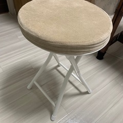 アイリスプラザ スツール 椅子 折りたたみ ベージュ 