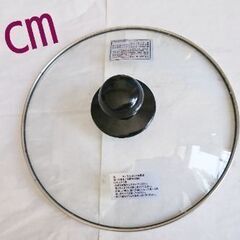 【未使用】16㎝強化ガラス蓋＊ガラスふたの画像