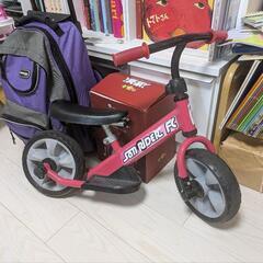 NONAKA WORLD へんしん！サンライダーFC　ローズピンク　子供用三輪車・自転車の画像