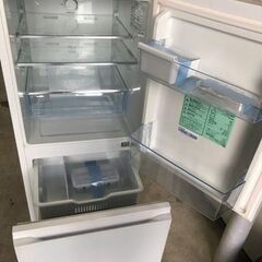 NO B224★格安特価★福岡市内配送設置無料★冷蔵庫 ガラスホワイト HR-G13C-W [幅48.1cm /135L /2ドア /右開きタイプ /2022年]の画像