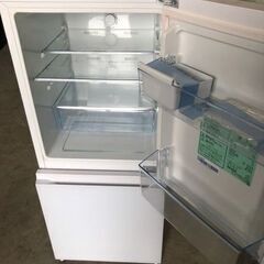 NO B224★格安特価★福岡市内配送設置無料★冷蔵庫 ガラスホワイト HR-G13C-W [幅48.1cm /135L /2ドア /右開きタイプ /2022年]の画像