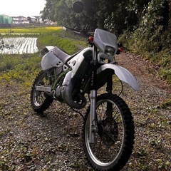 カワサキ KDX125SR ブロックタイヤ 実働 書類あり 即走行可能