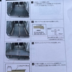 エブリイバン フロアパネルL（嵩上げフラット仕様） DA17VDA64V  