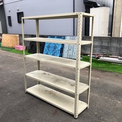 軽量スチール棚 横長タイプ 1台限り❗️ 150cm×46…