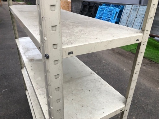 軽量スチール棚 横長タイプ 1台限り❗️ 150cm×46cm×高さ180cm