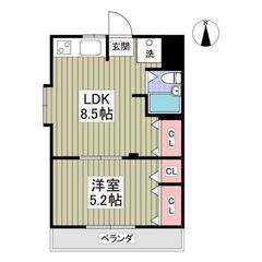 😍初期費用5万円のみ🔶フリーレント1ヶ月⭐️敷・礼ゼロ！🔶即入居...