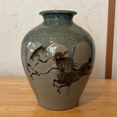 相馬焼き 壺 花瓶 骨董品 アンティーク
