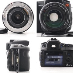美品❤️スマホに転送 ❤️ SONY α200 ❤買い足し不要❤ 一眼レフカメラの画像