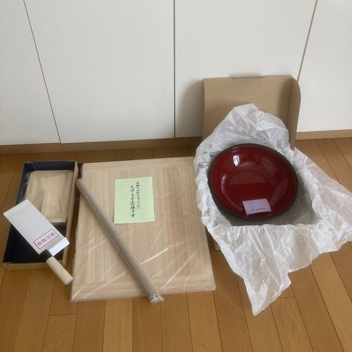 【新品未使用品】蕎麦打ちセット