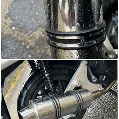 軽整備済み‼️ PCX125 JF56 キタコマフラー　距離浅め　配送可能　現車確認可能の画像