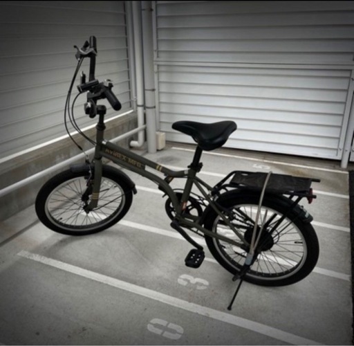 AVIREXミニベロ 'AV-206MX BMX風小径車 オリーブ