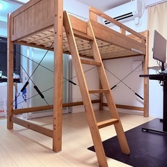 ニトリのロフトベッド、説明書、備品あり
