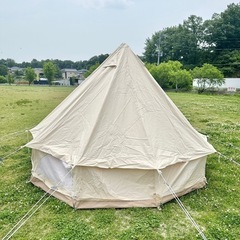 ワンポール テント 3〜5人 TC ベルテントの画像