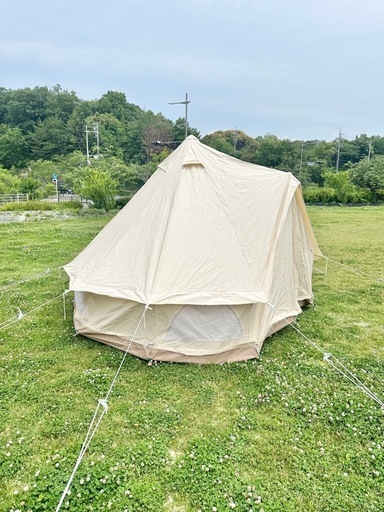 ワンポール テント 3〜5人 TC ベルテント