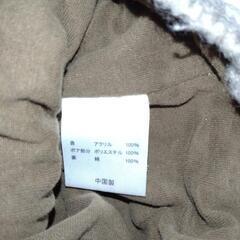 キッズ　帽子　48cm　綿　防寒　の画像