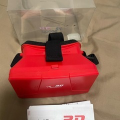 3D VR GOGGE バーチャルリアリティゴーグル レッド V...