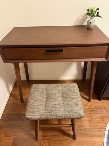 【美品】ニトリドレッサー（デスク、チェアセット）