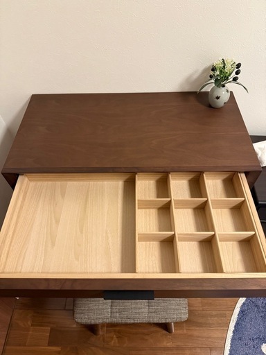 【美品】ニトリドレッサー（デスク、チェアセット）