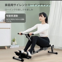 AORTD ローイングマシン 負荷調整12段階 背筋マシン ボー...