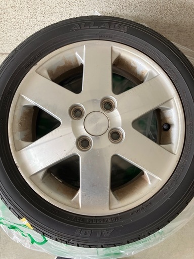 【受け渡し者決定】夏タイヤホイール 165/55/R14