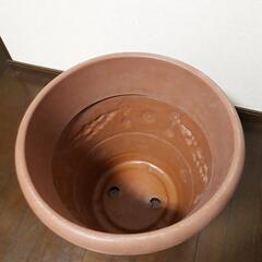 大型軽量　テラコッタ調　プラスチック鉢の画像