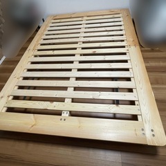 ミツヨシ　　すのこベッド　ダブルサイズ　　