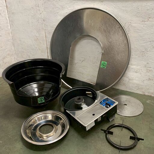 韓国】 ドラム缶テーブル カセットコンロ セット ④ 焼肉 コンロ付