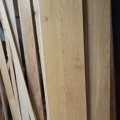DIY新品 床材  杉無垢木材 巾木(ホワイト) ベニヤ板おまけ有