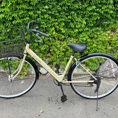6段変速ギア付 自転車 シティサイクル 27インチ