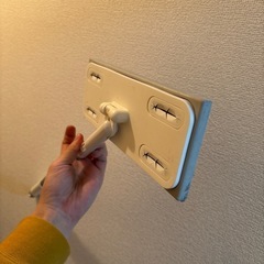 ニトリかどっかのクイックルワイパー　モップ　アルミ