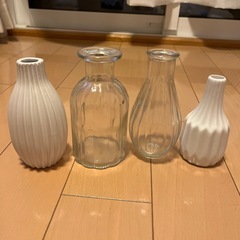 花瓶4個セット