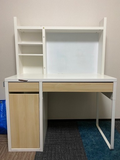 【2セット】IKEA ミッケデスク 追加シェルフユニット 松戸市手渡し】IKEA ミッケデスクと追加シェルフユニット 2点セット