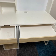 IKEA ミッケデスクと追加シェルフユニット2点セット