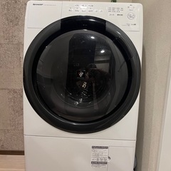 シャープ ドラム式 洗濯乾燥機 洗濯7kg 乾燥3.5kg 幅5...