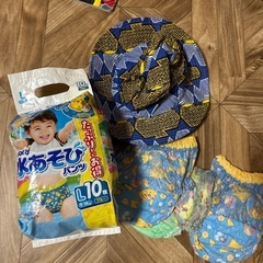 水遊びパンツL　帽子