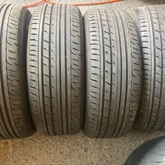 DUNLOP 225/55R18 4本 夏タイヤ中古 バリ…