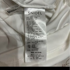 SNIDEL スナイデル ウエストリブプリーツワンピースの画像