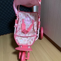 【廃盤】サンリオ　Sanrio 3輪ドールバギー　キティ　ベビー...