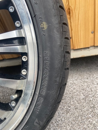 ボクシー、ノア、エスクァイヤ 18インチ ホイールセット 4本215/40R18