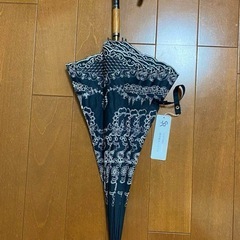新品　【高級刺繍傘】晴雨兼用パラソル 長傘の画像
