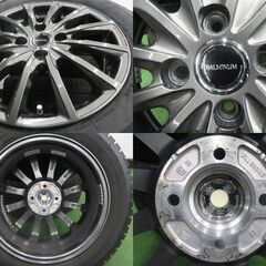 フィット バリ溝 185/60R15 高年式 アルミホイール ス...