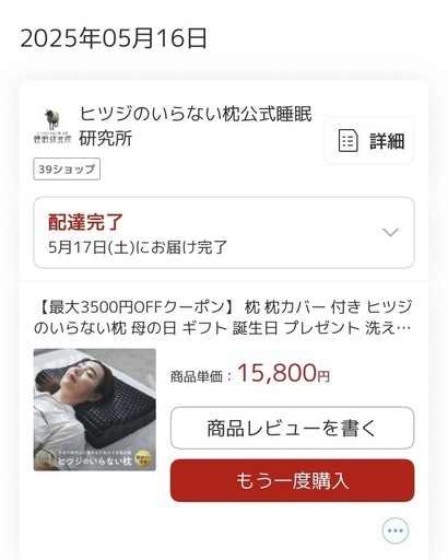 新品　定価15800円ヒツジのいらない枕　至極　カバー付き