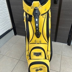 ゴルフバッグ　IOMIC 海賊テーマ キャディバッグ イエローの画像