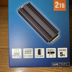 PlayStation5専用 M.2 SSD 2TB 動作良好（売り切れ）の画像