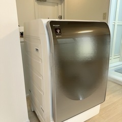 【美品】SHARP シャープ　ドラム式洗濯機乾燥機　ES-V11B
