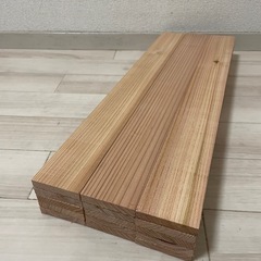 杉　無垢材　乾燥材　11ミリ×64ミリ×600ミリ　15枚　工作...