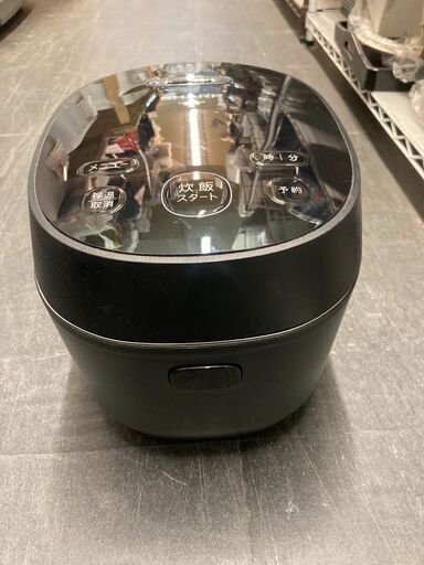 ☆中古￥7,300！SHARP　3合IHジャー炊飯器　家電　2022年製　KS-HF05B-B型　【BE044】