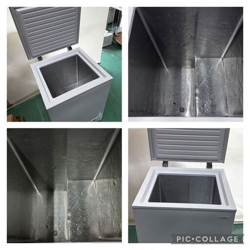 ☆中古￥12,500！AQUA　103㍑ノンフロン電気冷凍庫　家電　2018年製　AQF-10CE(W)型　【BE048】