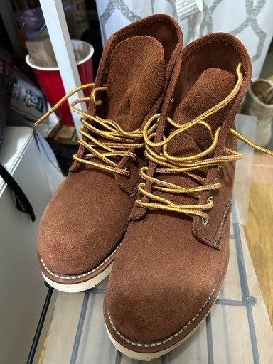RED WING SHOES ブラウンワークブーツ 4.5